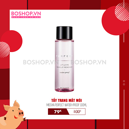 Tẩy Trang Mắt Môi Missha Perfect Water-Proof 100ml