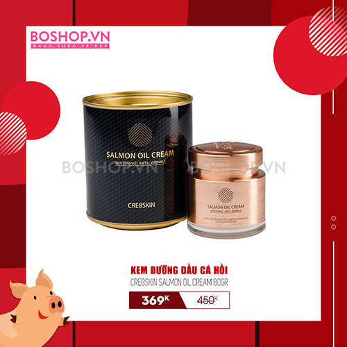 Kem Dưỡng Dầu Cá Hồi Cre8skin Salmon Oil Cream 80gr