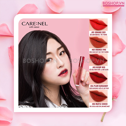 BOSHOP chào tháng 3 về với chương trình ưu đãi MUA 1 TẶNG 1 và bạn đừng bỏ lỡ Give Away trao thưởng bộ 5 cây son CARE:NEL nha!