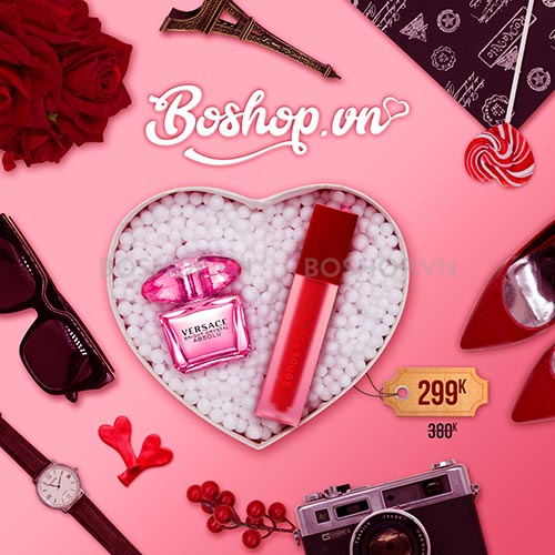 BOSHOP đón ngày tình yêu với vô số sản phẩm SALE 10% thêm COMBO son, nước hoa, mỹ phẩm nam giới GIÁ SỐC bao lên đỉnh ngất ngây suốt Valentine!