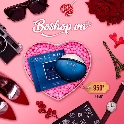 BOSHOP đón ngày tình yêu với vô số sản phẩm SALE 10% thêm COMBO son, nước hoa, mỹ phẩm nam giới GIÁ SỐC bao lên đỉnh ngất ngây suốt Valentine!