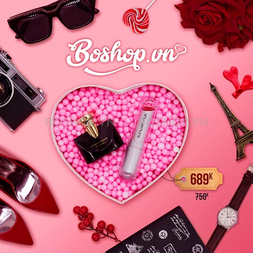 BOSHOP đón ngày tình yêu với vô số sản phẩm SALE 10% thêm COMBO son, nước hoa, mỹ phẩm nam giới GIÁ SỐC bao lên đỉnh ngất ngây suốt Valentine!
