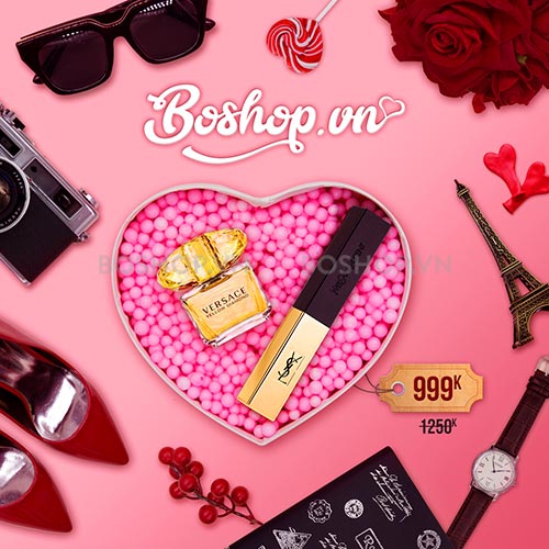 BOSHOP đón ngày tình yêu với vô số sản phẩm SALE 10% thêm COMBO son, nước hoa, mỹ phẩm nam giới GIÁ SỐC bao lên đỉnh ngất ngây suốt Valentine!
