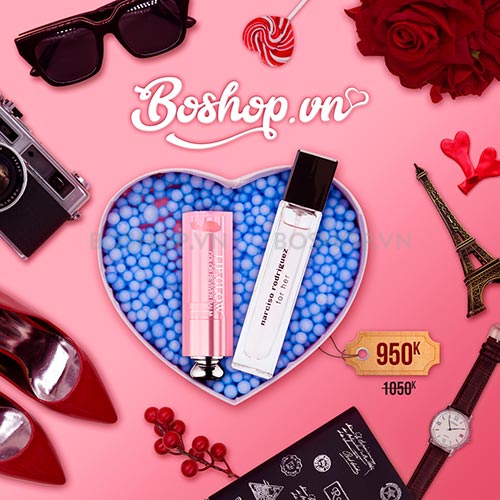 BOSHOP đón ngày tình yêu với vô số sản phẩm SALE 10% thêm COMBO son, nước hoa, mỹ phẩm nam giới GIÁ SỐC bao lên đỉnh ngất ngây suốt Valentine!