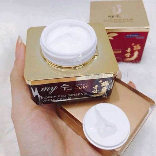 Tuổi thanh xuân với làn da trắng hồng sẽ được My Jin Gold Korea Red Ginseng White Cream giữ mãi trên gương mặt của bạn.