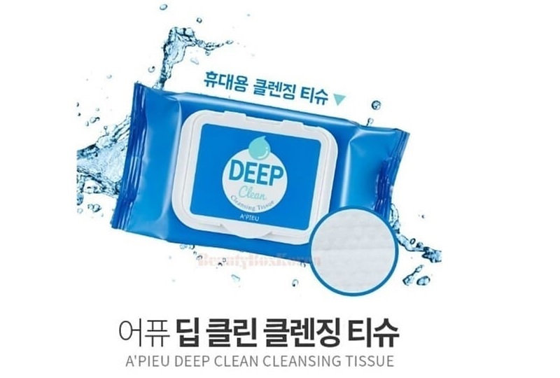Khăn Giấy Tẩy Trang A’Pieu Deep Clean 25 Miếng
