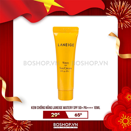 Kem Chống Nắng Laneige Watery SPF 50+ PA++++ 10ml