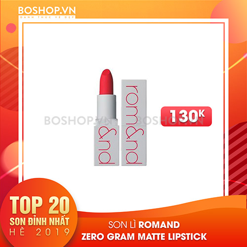 Son Lì Romand Zero Gram Matte Lipstick