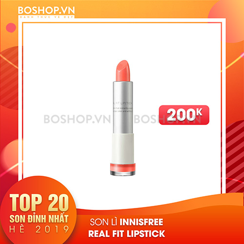 Son Lì Innisfree Real Fit Lipstick 