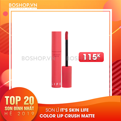 Son Kem Lì It’s Skin Life Color Lip Crush Matte