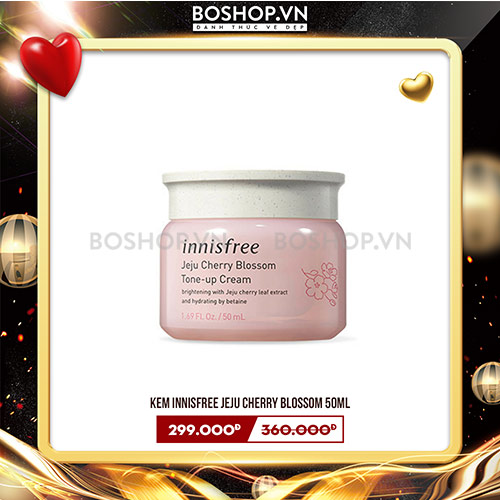 Kem Dưỡng Trắng Innisfree Jeju Cherry Blossom 50ml