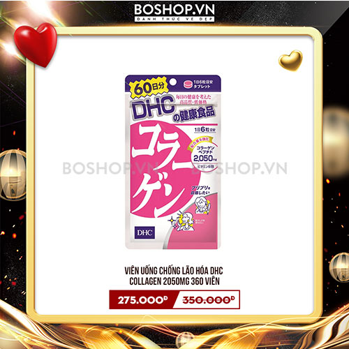 Viên Uống Chống Lão Hóa DHC Collagen 2050mg 360 Viên