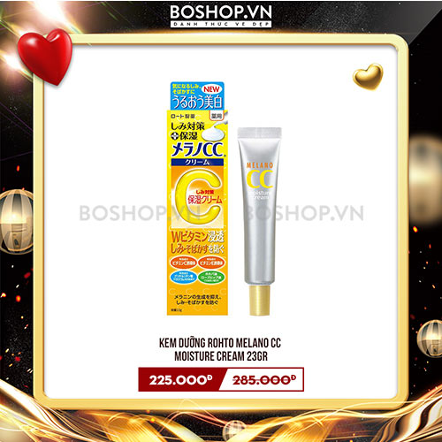 Kem Dưỡng Rohto Melano CC Moisture Cream 23gr