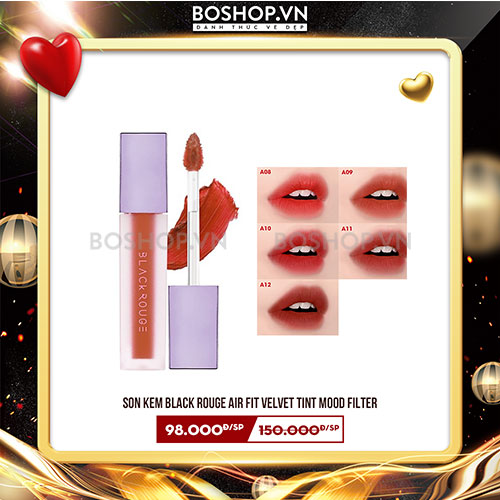 Son Kem Black Rouge Air Fit Velvet Tint Mood Filter