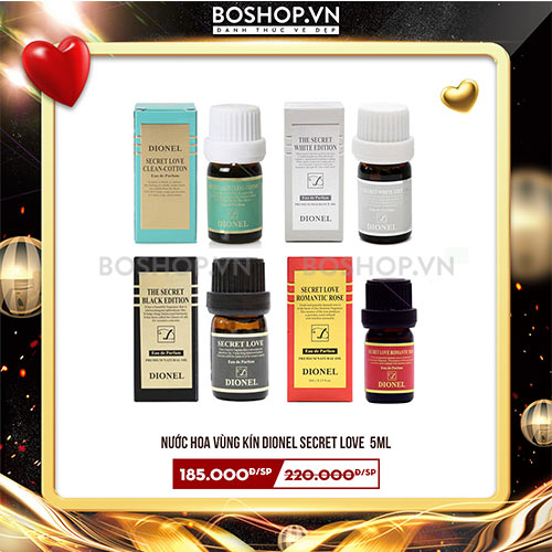 Nước Hoa Vùng Kín Dionel Secret Love 5ml