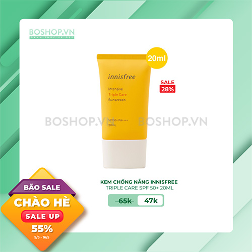 Chống Nắng Innisfree Intensive Triple Care 20ml