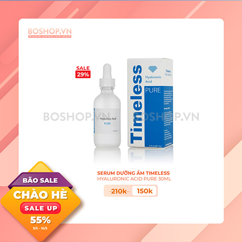 SERUM DƯỠNG ẨM TIMELESS HYALURONIC ACID PURE 30ML