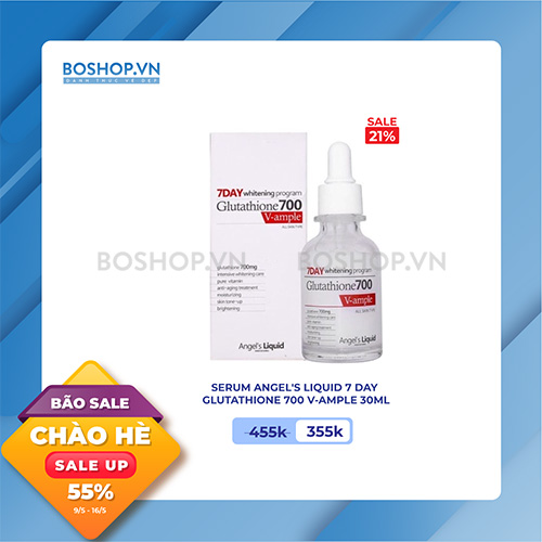 SERUM ANGEL'S LIQUID 7 DAY GLUTATHIONE 700 V-AMPLE 30ML