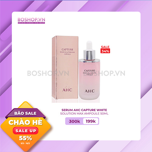 SERUM AHC CAPTURE WHITE SOLUTION MAX AMPOULE 50ML