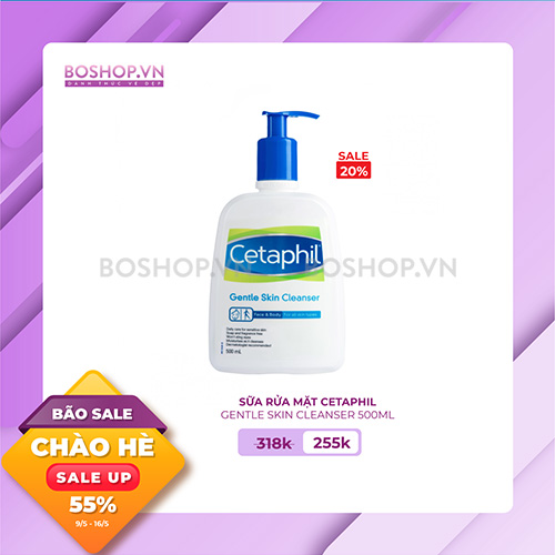 SỮA RỬA MẶT CETAPHIL GENTLE SKIN CLEANSER 500ML