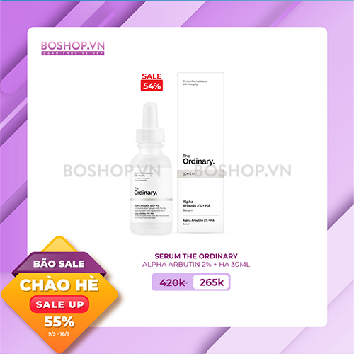 SERUM THE ORDINARY ALPHA ARBUTIN 2% + HA 30ML