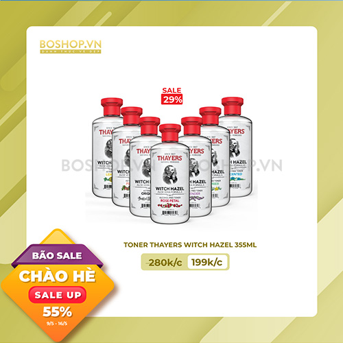 TONER THAYERS WITCH HAZEL 355ML