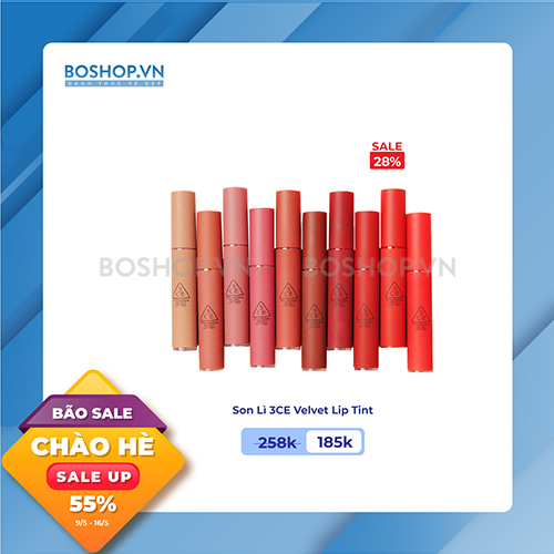 Son Lì 3CE Velvet Lip Tint