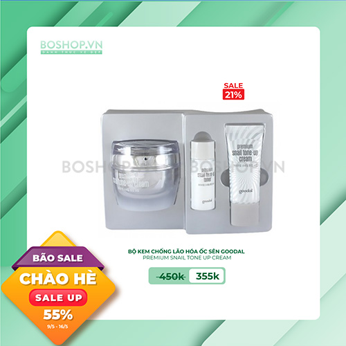Bộ Chống Lão Hóa Ốc Sên Goodal Premium Snail Tone Up Cream
