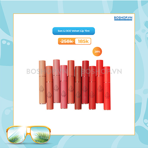 Son Lì 3CE Velvet Lip Tint 
