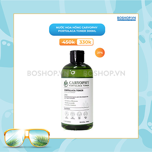 Nước Hoa Hồng Caryophy Portulaca Toner 300ml