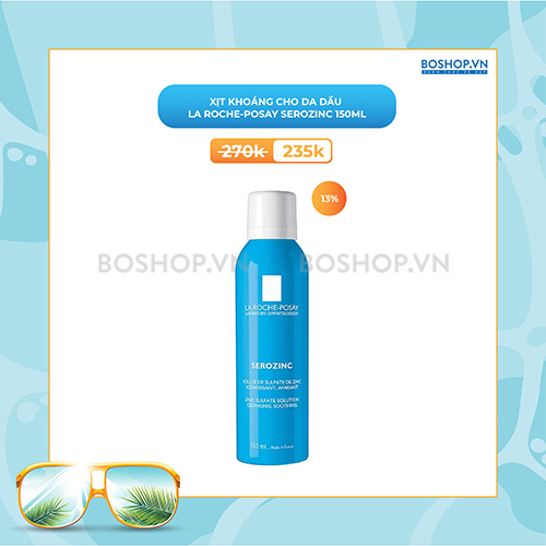 Xịt Khoáng Cho Da Dầu La Roche-Posay Serozinc 150ml