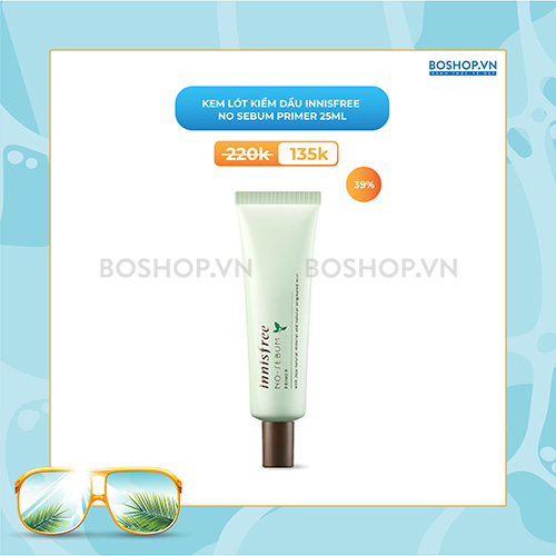 Kem Lót Kiềm Dầu Innisfree No Sebum Primer 25ml