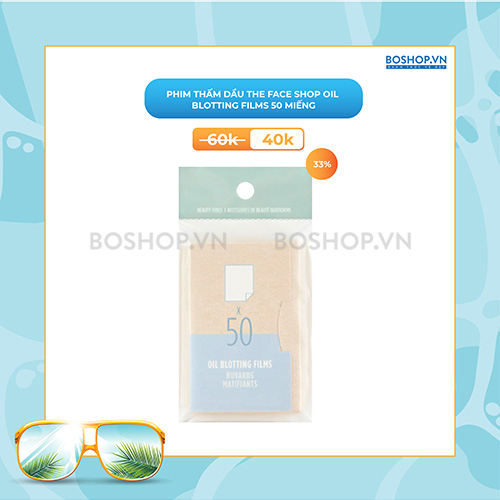 Phim Thấm Dầu The Face Shop Oil Blotting Films 50 Miếng