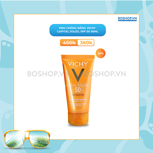 Kem Chống Nắng Vichy Capital Soleil SPF 50 50ml