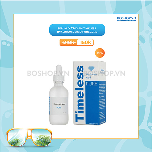 Serum Dưỡng Ẩm Timeless Hyaluronic Acid Pure 30ml