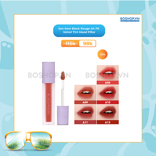 Son Kem Black Rouge Air Fit Velvet Tint Mood Filter