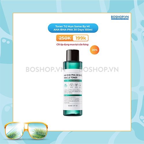 Toner Trị Mụn Some By Mi AHA-BHA-PHA 30 Days 150ml