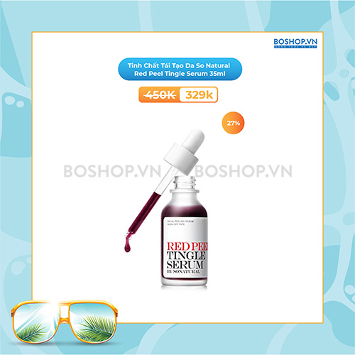 Tinh Chất Tái Tạo Da So Natural Red Peel Tingle Serum 35ml