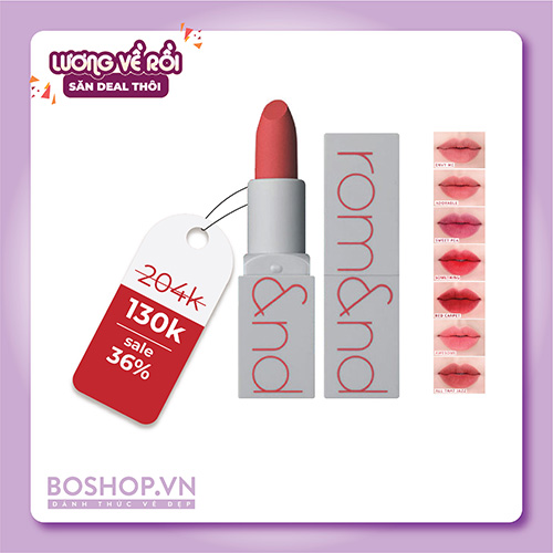 Son Lì Romand Zero Gram Matte Lipstick