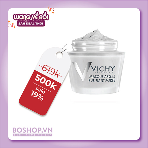 Mặt Nạ Bùn Vichy Masque Argile Purifiant Pores 75ml