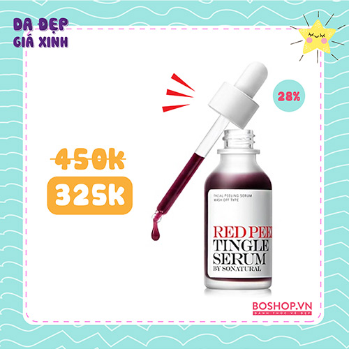 Tinh Chất Tái Tạo Da So Natural Red Peel Tingle Serum 35ml