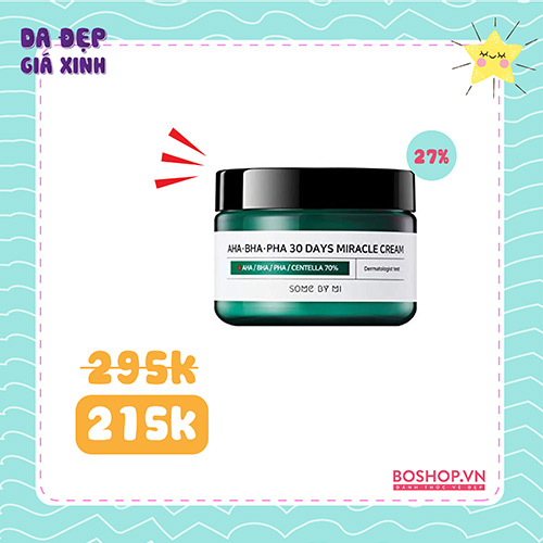 Kem Trị Mụn Some By Mi AHA-BHA-PHA 30 Days 50ml