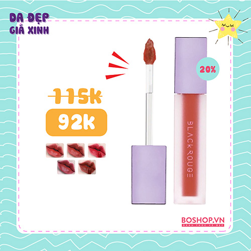 Son Kem Lì Black Rouge Air Fit Velvet Tint Mood Filter
