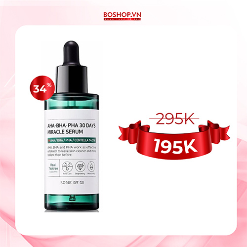 Serum Trị Mụn Some By Mi AHA-BHA-PHA 30 Days 50ml