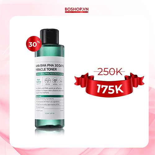 Toner Trị Mụn Some By Mi AHA-BHA-PHA 30 Days 150ml