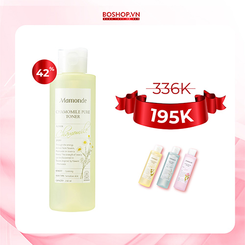 Nước Hoa Hồng Mamonde Toner 250ml