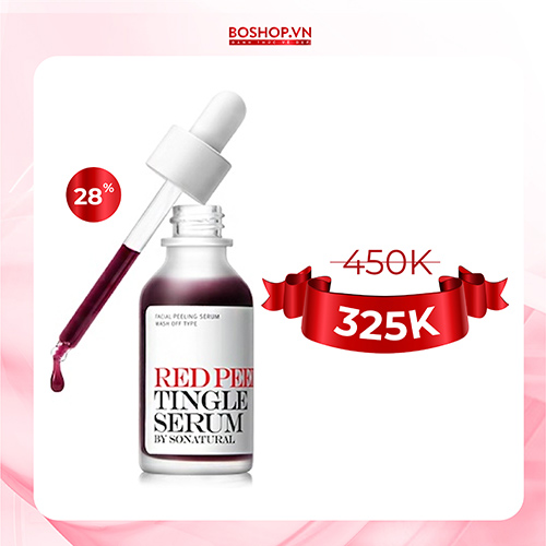 Tinh Chất Tái Tạo Da So Natural Red Peel Tingle Serum 35ml