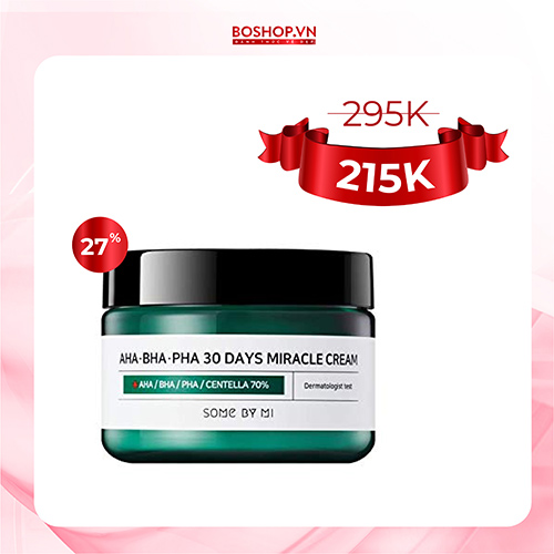 Kem Trị Mụn Some By Mi AHA-BHA-PHA 30 Days 50ml