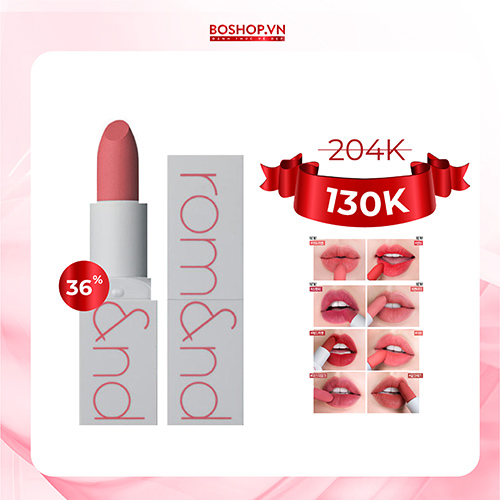 Son Lì Romand Zero Gram Matte Lipstick
