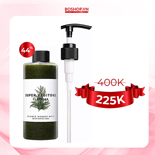 Sữa Rửa Mặt Rau Củ Wonder Bath Super Vegitoks 300ml